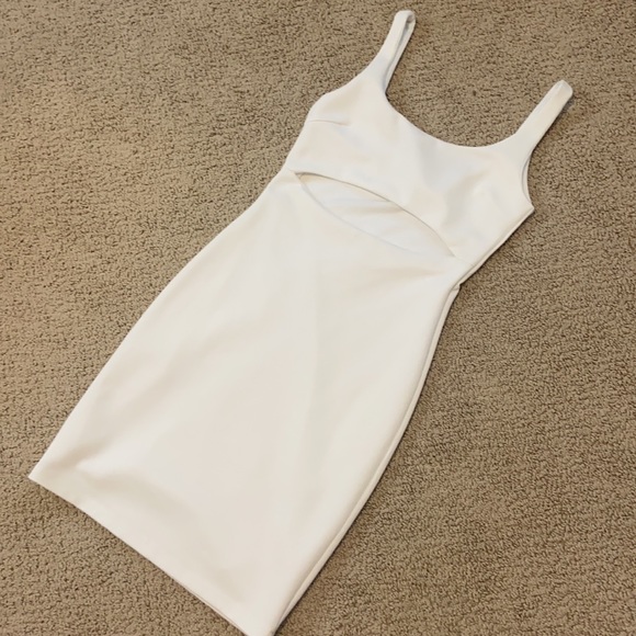 Tiger Mist White Cut Out Dress - Picture 4 of 6